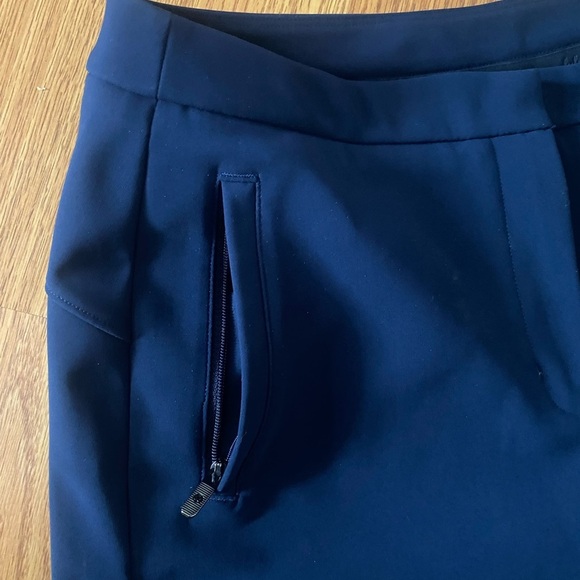 Lululemon On The Move Navy Blue Straight Ankle Pants - Picture 7 of 8